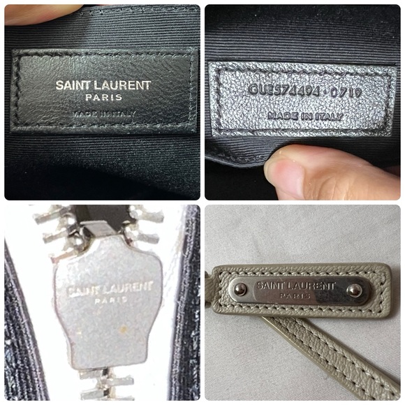 YSL Yves Saint Laurent Lou Camera Zip Shoulder Bag Crossbody Purse - Picture 9 of 11